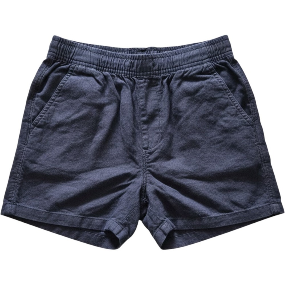 Abercrombie Kids Black Linen Elastic Waist Pull On Shorts Size 13/14 Regular